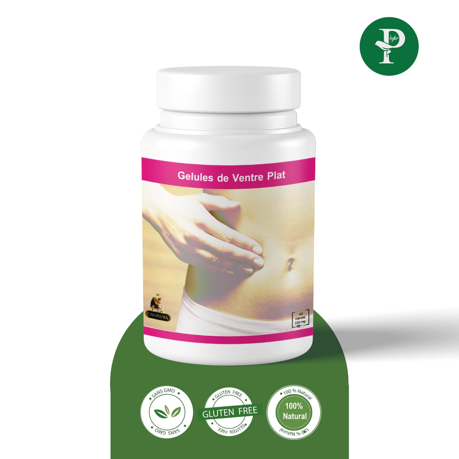 Ventre plat, Complément alimentaire, Digestion facile, Anti ballonnements, Artichaut, Fenouil, Anis, Kaolin,Phytoplantis