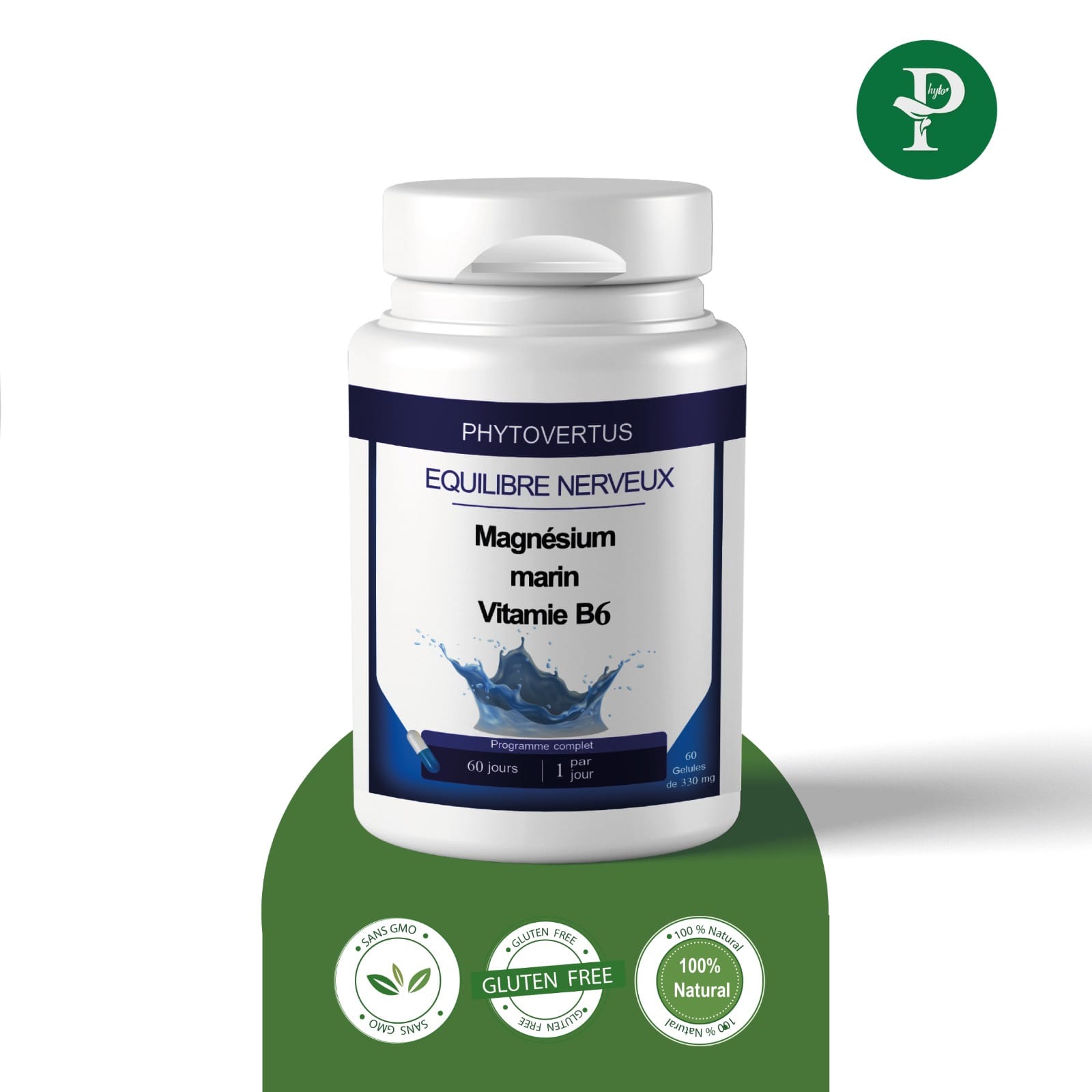 Magnésium Marin Vitamine B6,Phytoplantis , livraison à domicile, site de vente en ligne de complement alimentaire,complément alimentaire,Magnésium Marin