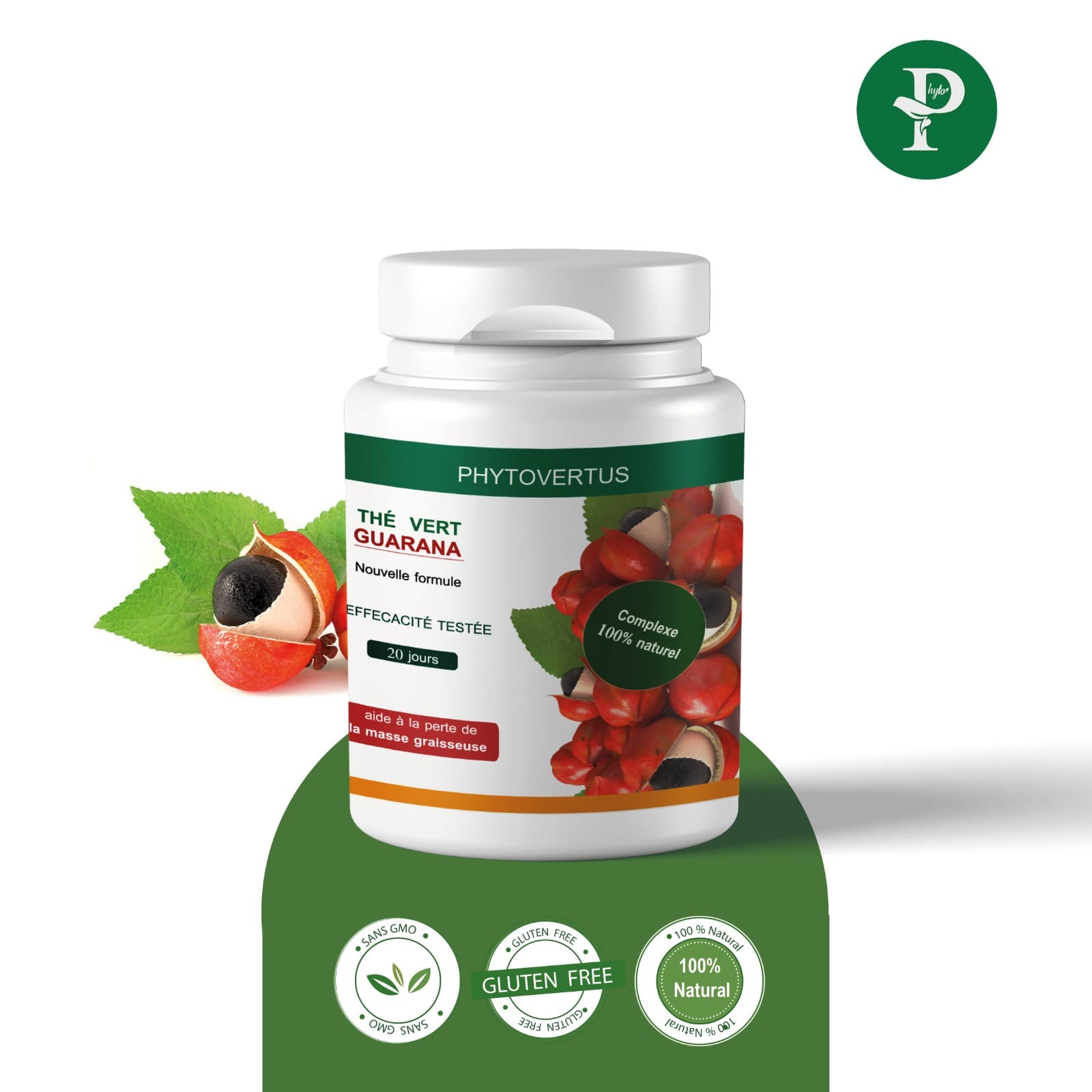 Thé Vert Guarana,Les compléments alimentaires,Guarana,Phytoplantis , livraison à domicile, site de vente en alimentaire